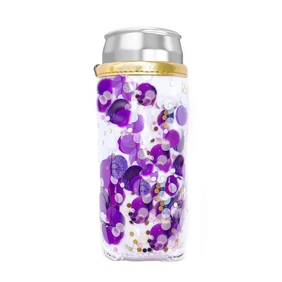 Confetti Skinny Can Cooler