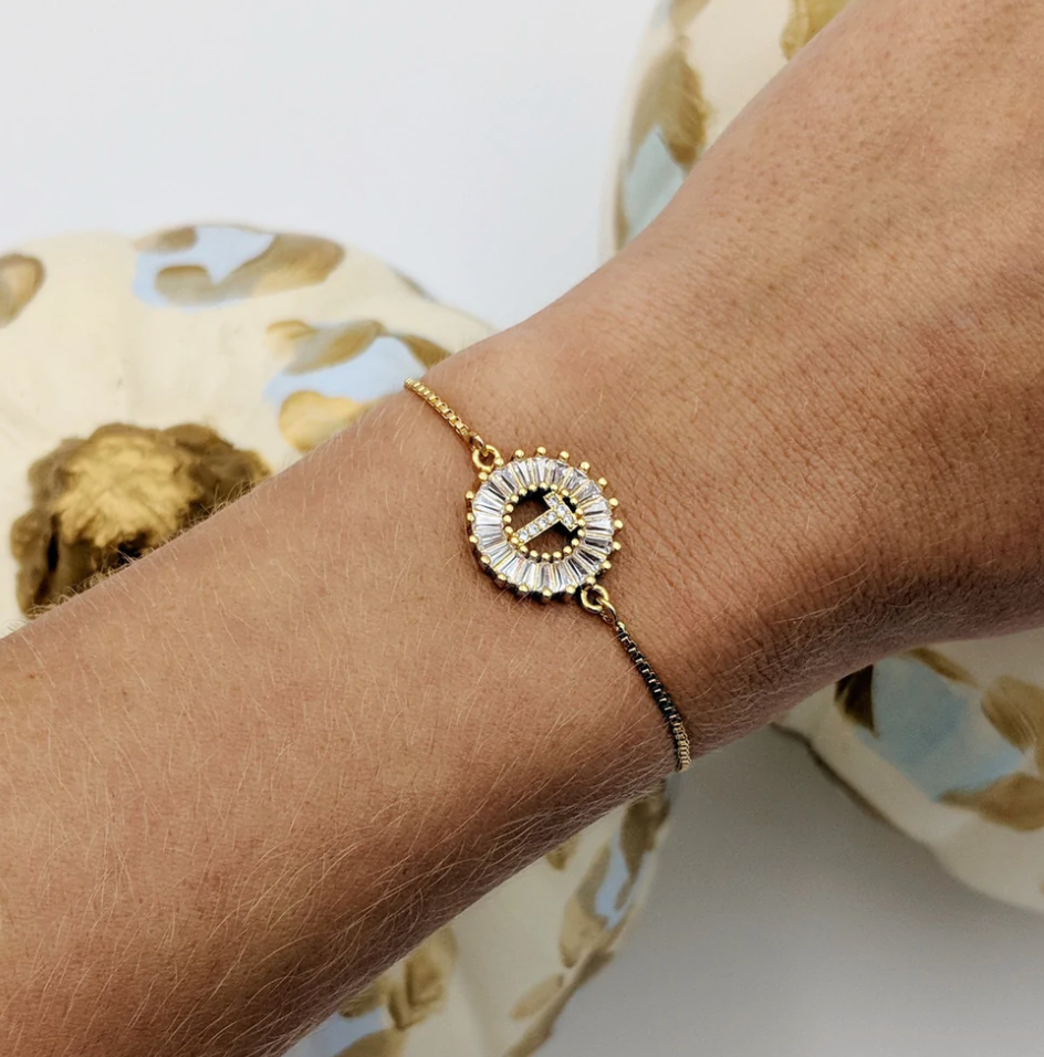 Initial Adjustable Bracelet