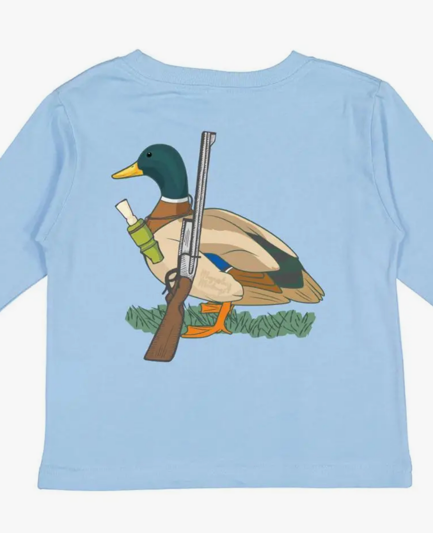 Hunting Duck Kids Long Sleeve Tee