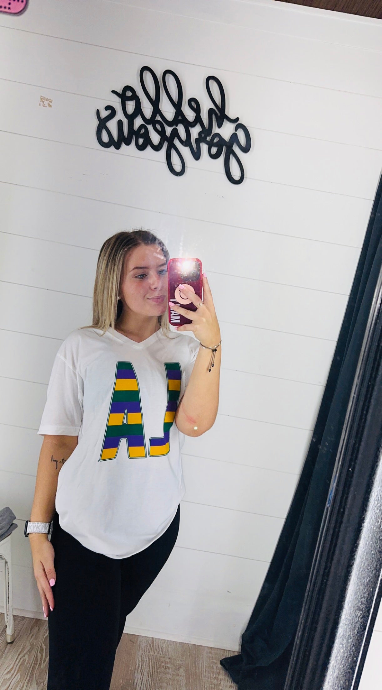 LA Madi Gras Stripes