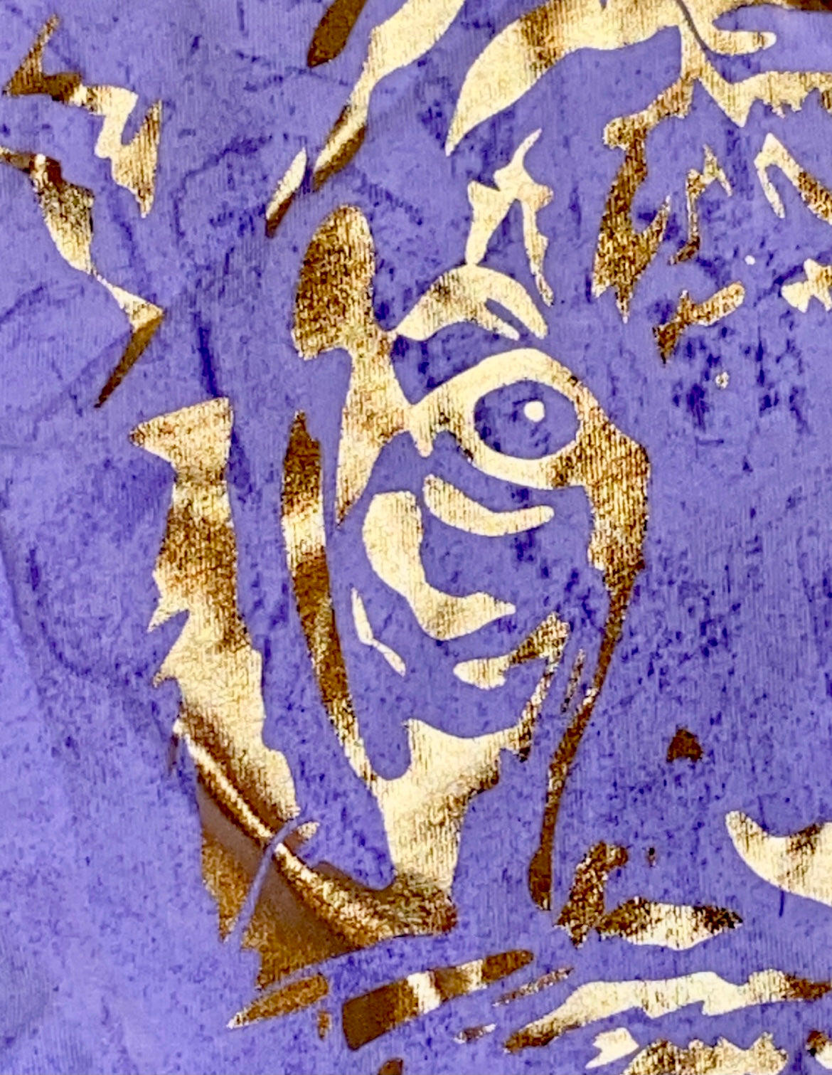 Tiger Colorblast Tee With Gold Foil