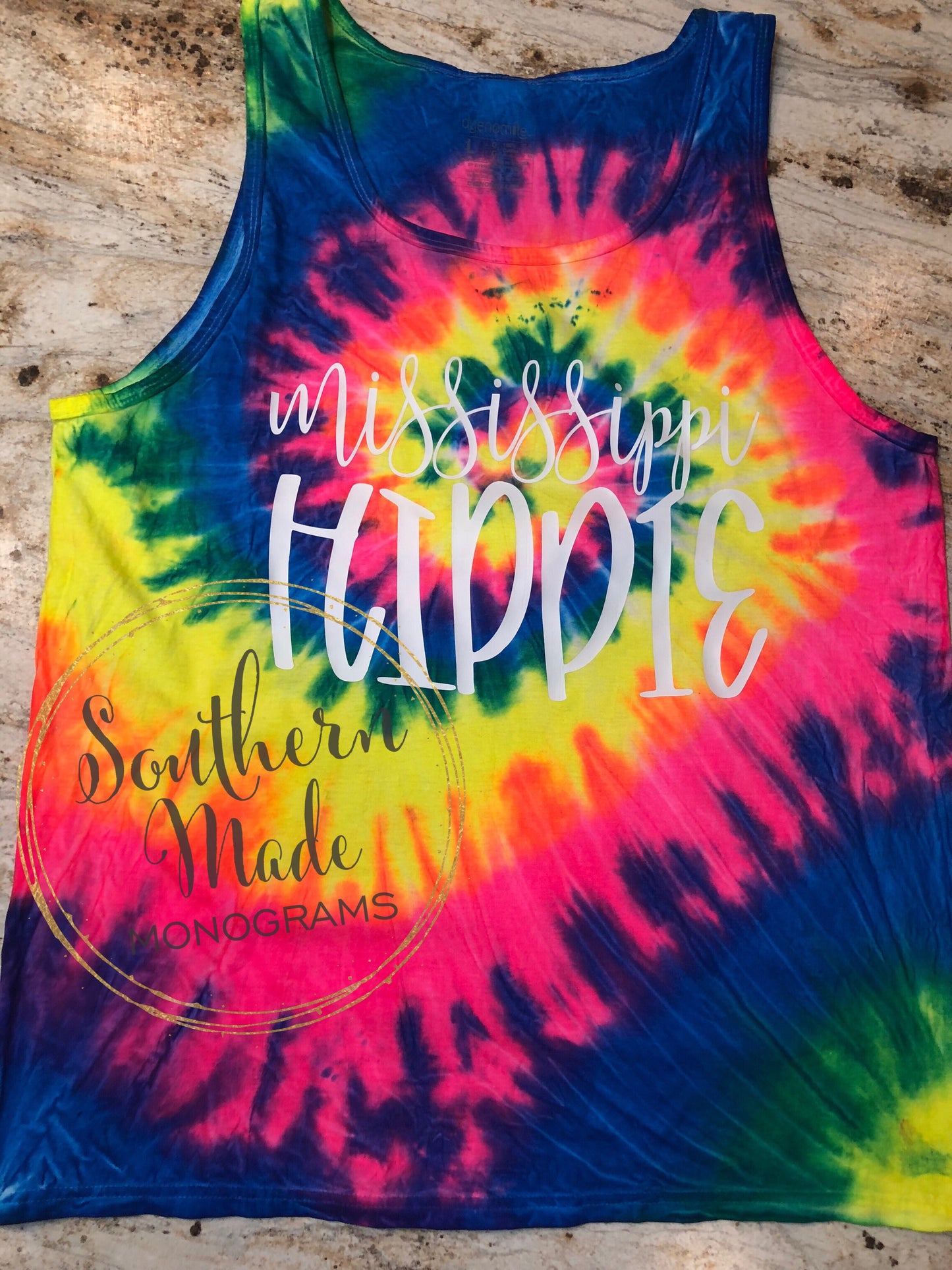 Mississippi Hippie Tie Dye Shirt - Tank or T-shirt