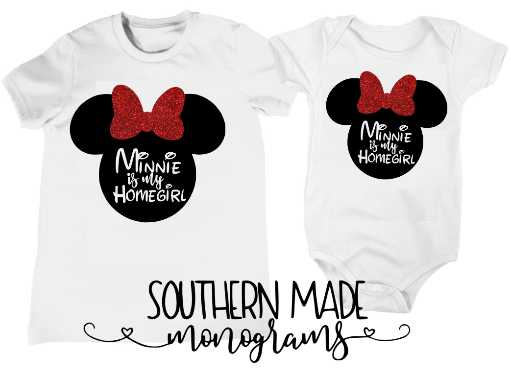 Minnie Is My Homegirl Minnie Head - Toddler or Infant