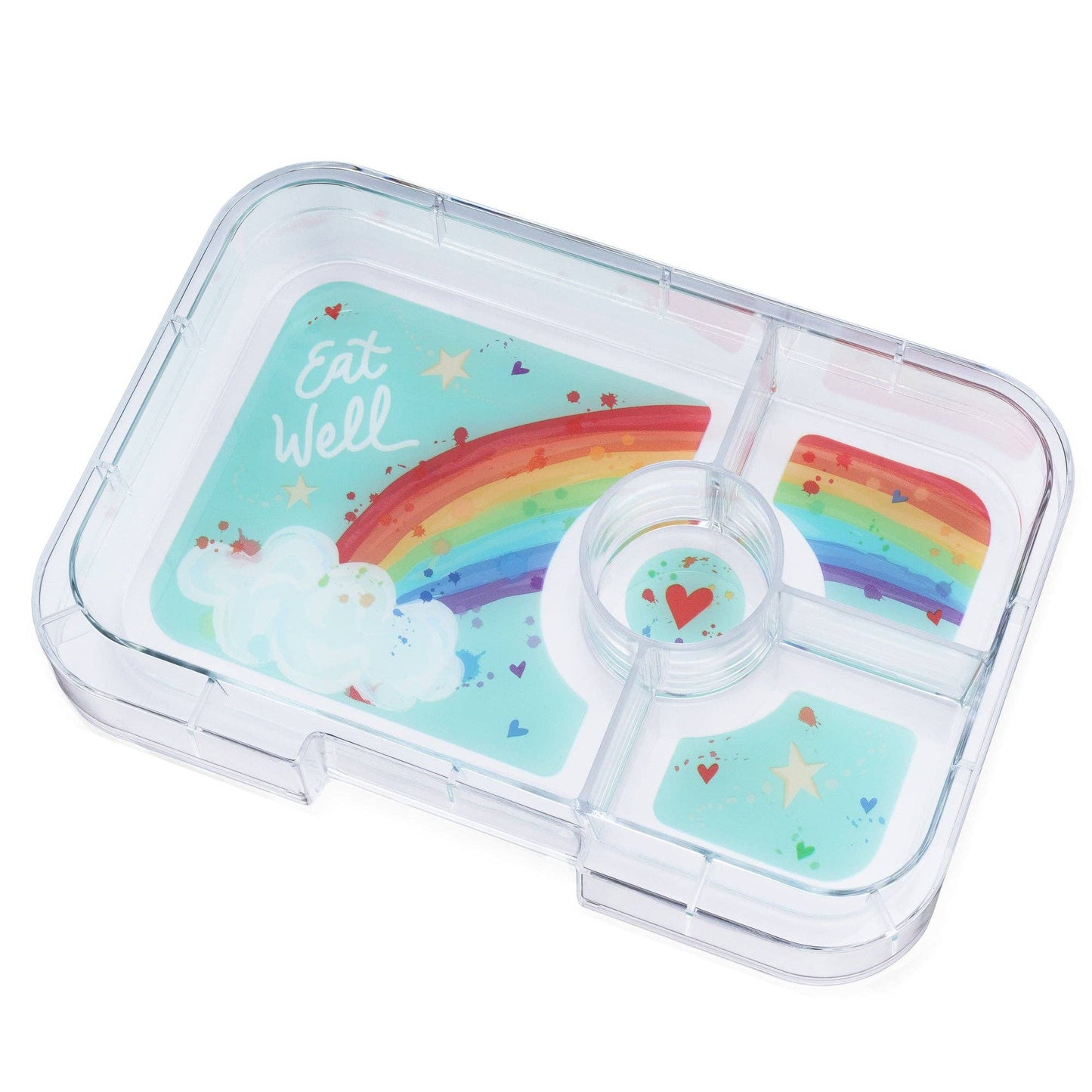 Leakproof Yumbox Tapas Capri Pink - 4 Compartment - Rainbow