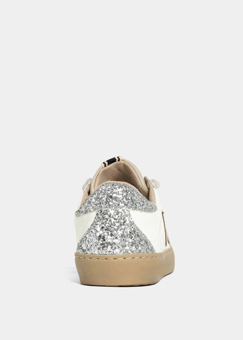 PAULA SNEAKERS: SILVER GREY