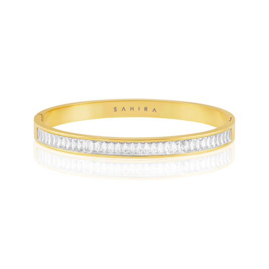 Nicola Cz Bracelet: Gold