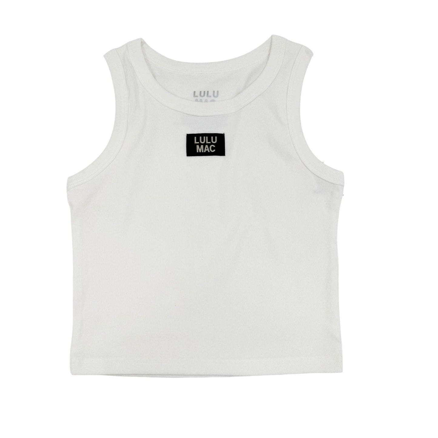White Lulu Mac Tank