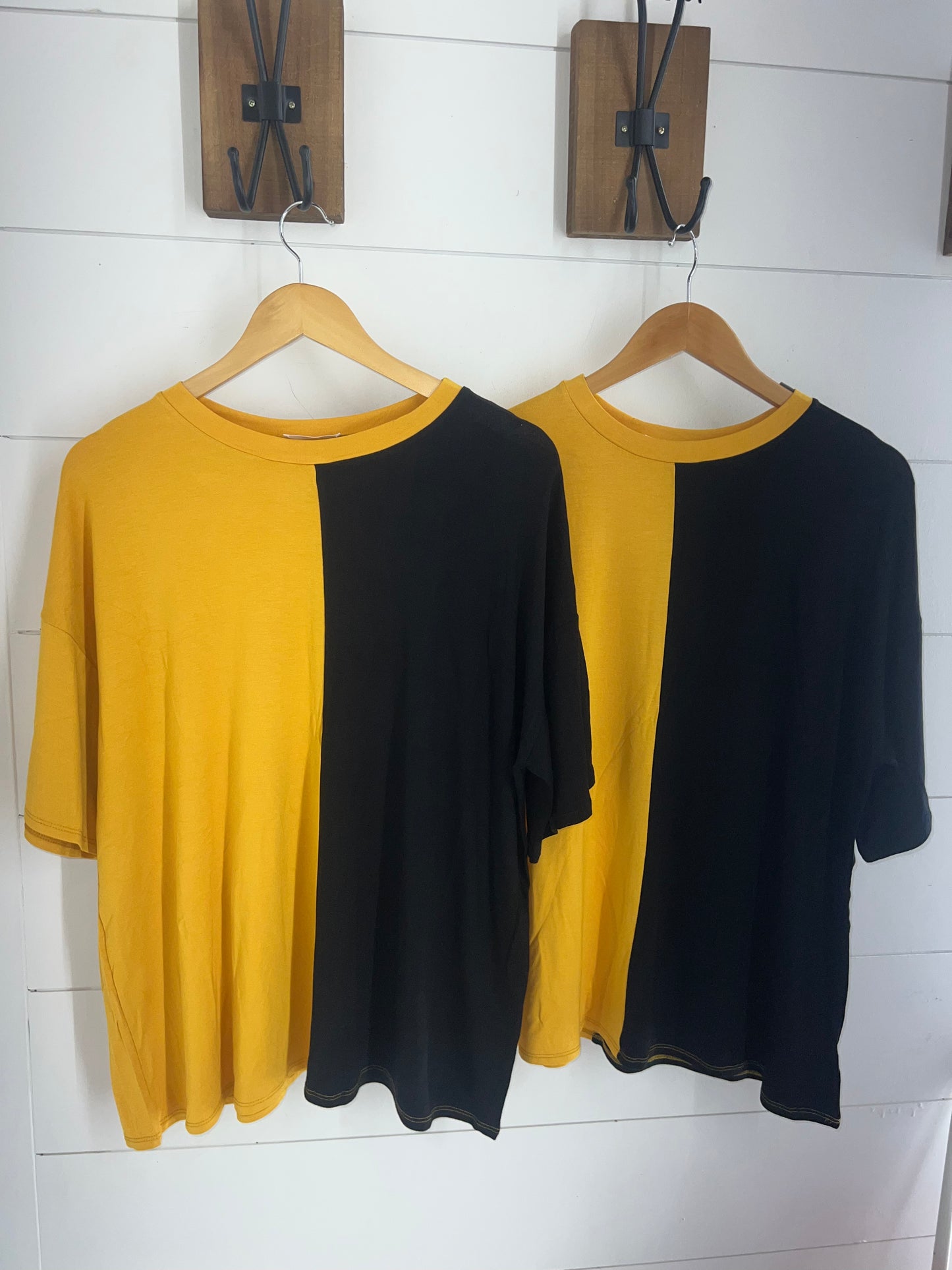 Gold/Black Color Combo Shirt