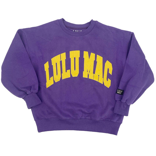 Lulu Mac Sweatshirt Purple/Yellow