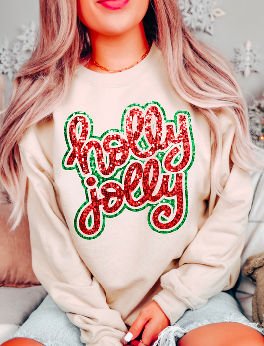 Holly Jolly | Short, Long Sleeve or Sweatshirt