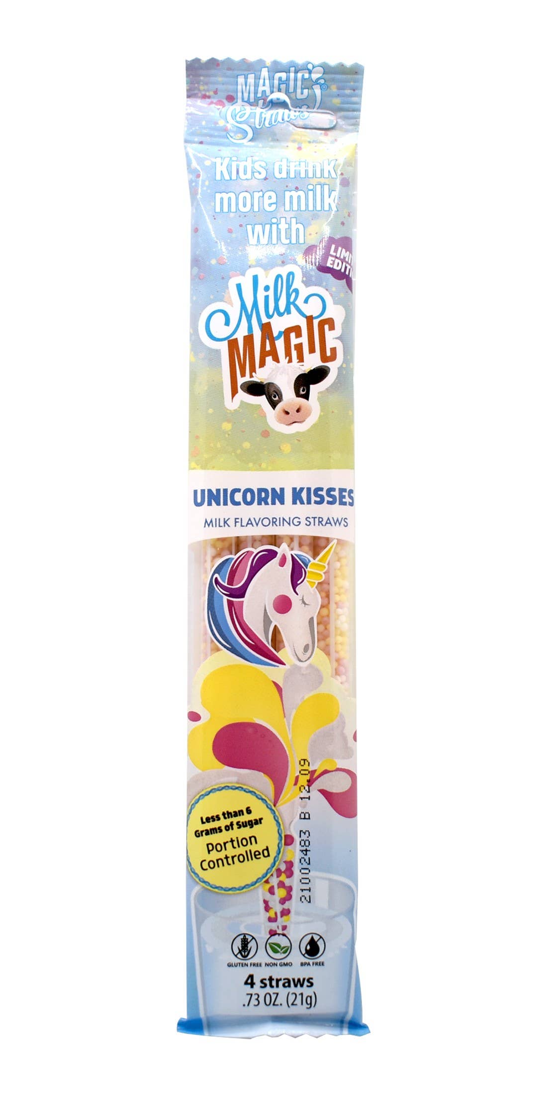 Milk Magic Unicorn Kisses Milk Flavoring Straws