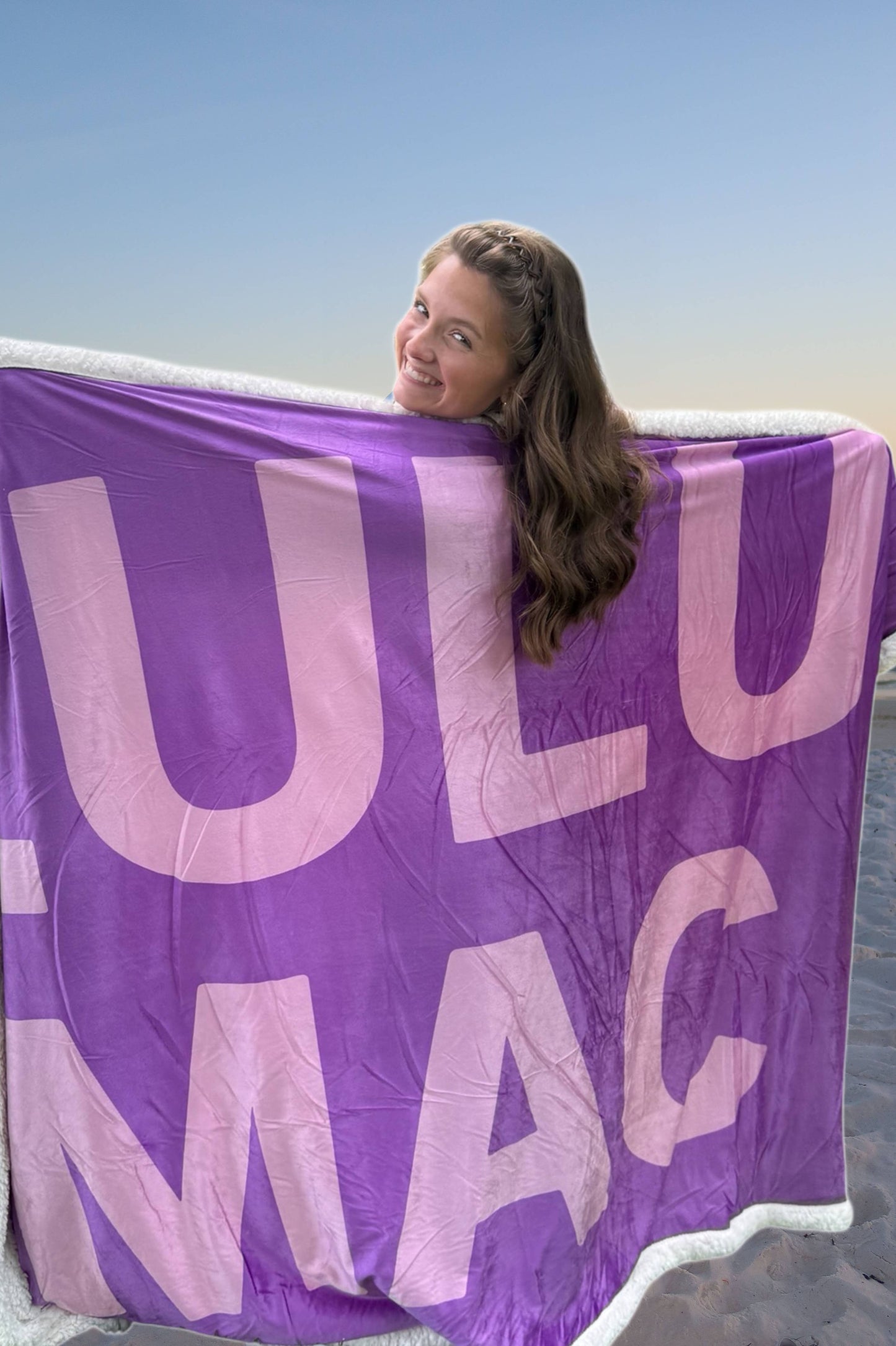 LULU MAC BLANKET PURPLE