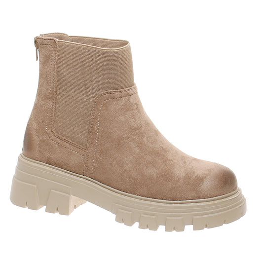 Pierre Dumas Kasana Taupe Booties