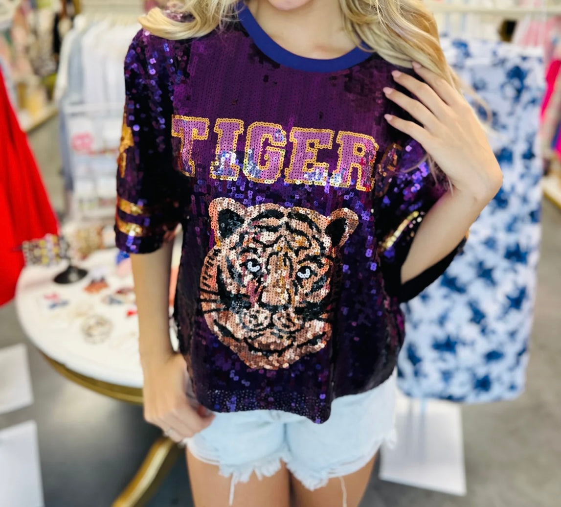 Glitz Tiger Top