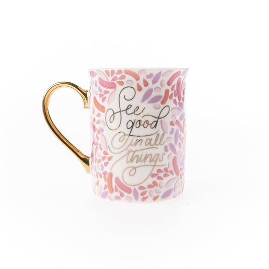 Gold Handle Mug | See Good In All Things