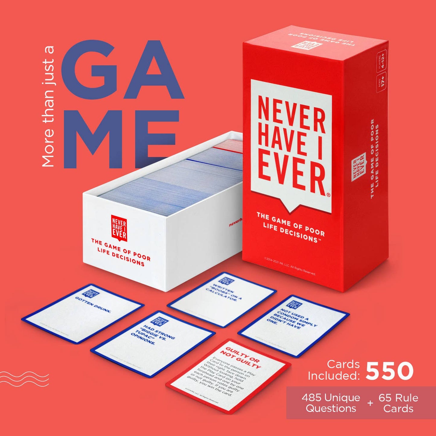 Never Have I Ever, Classic Edition Party Card Game