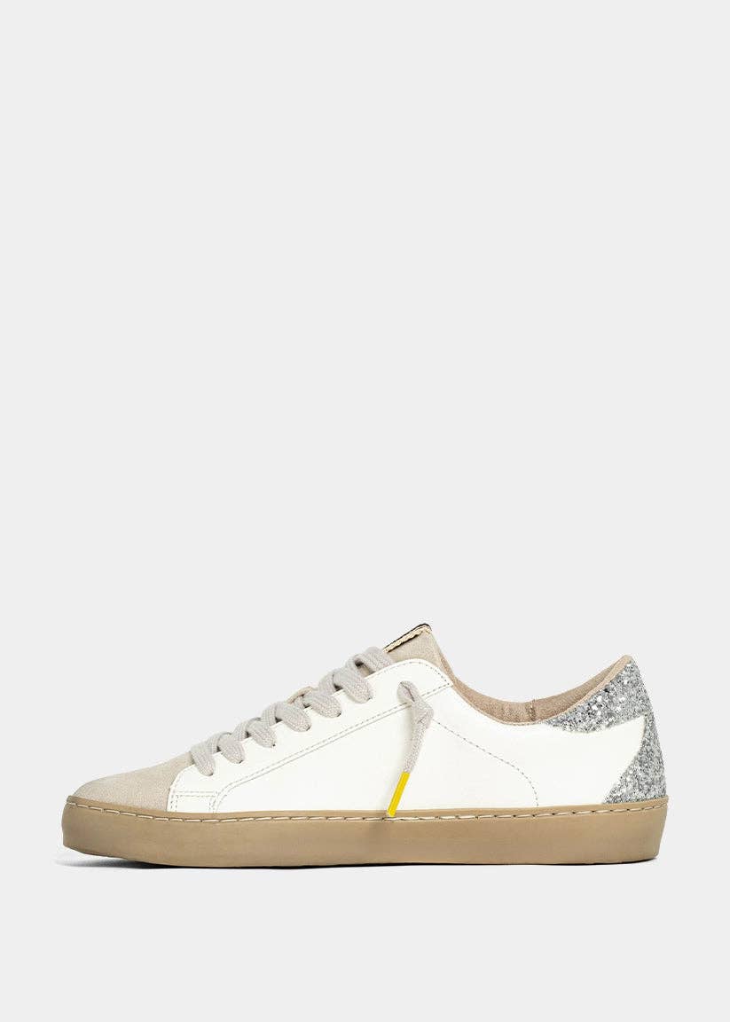 PAULA SNEAKERS: SILVER GREY