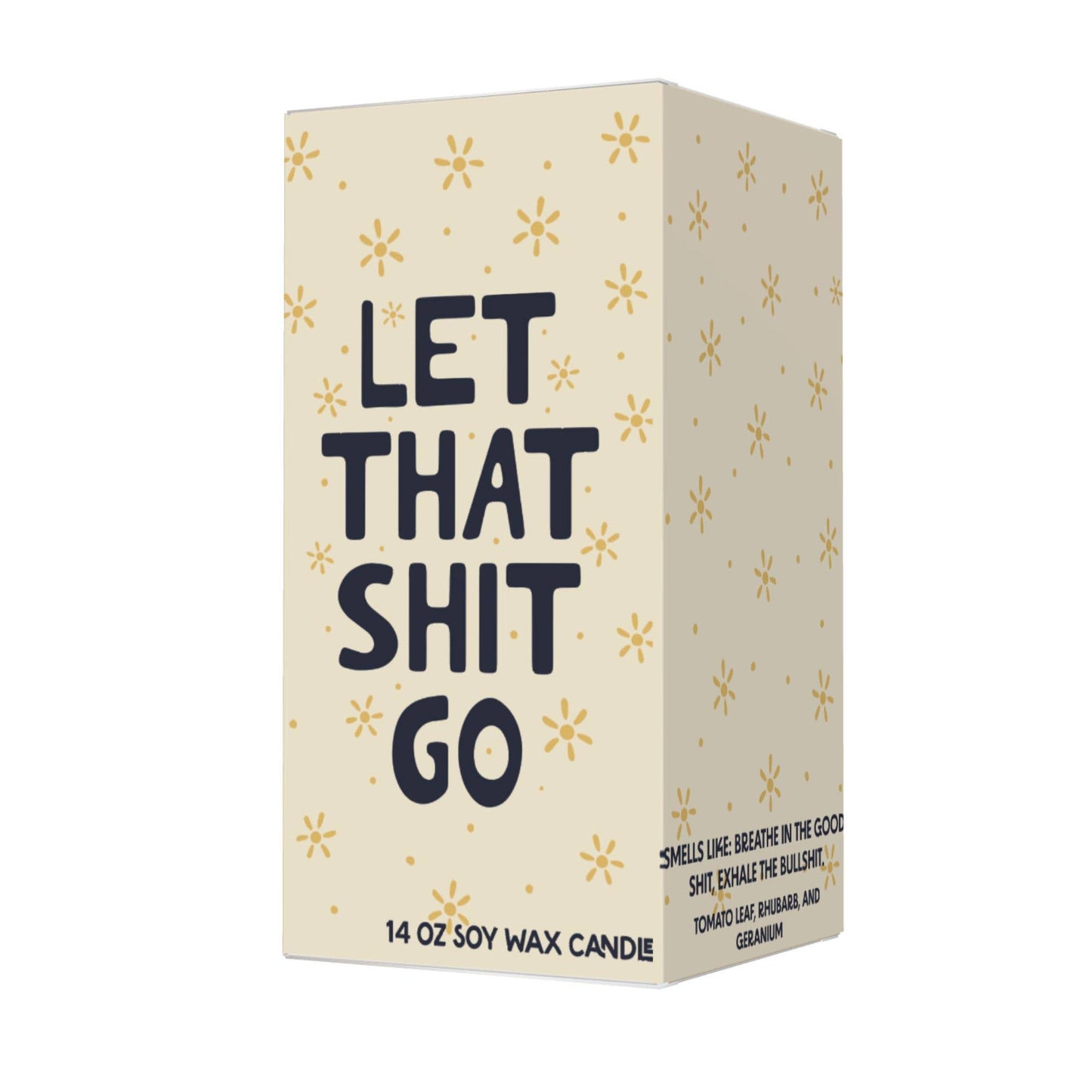 Let That Shit Go Candle (funny candle, self care)