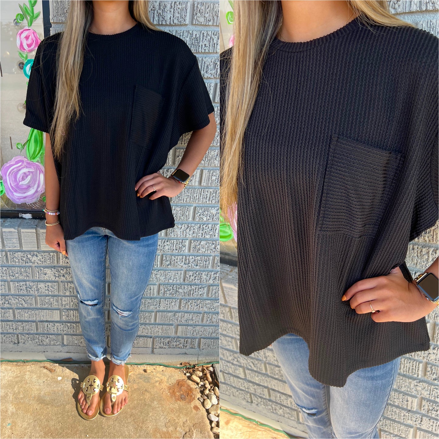 Oversized Pocket Top