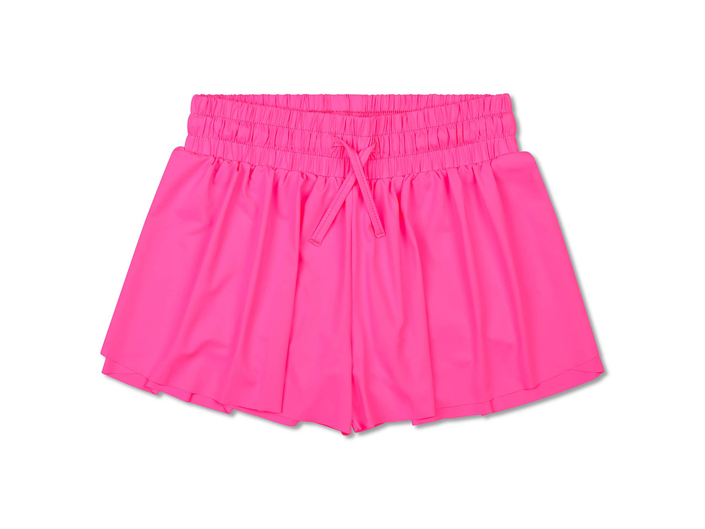 Neon Pink Butterfly Shorts - Super Soft