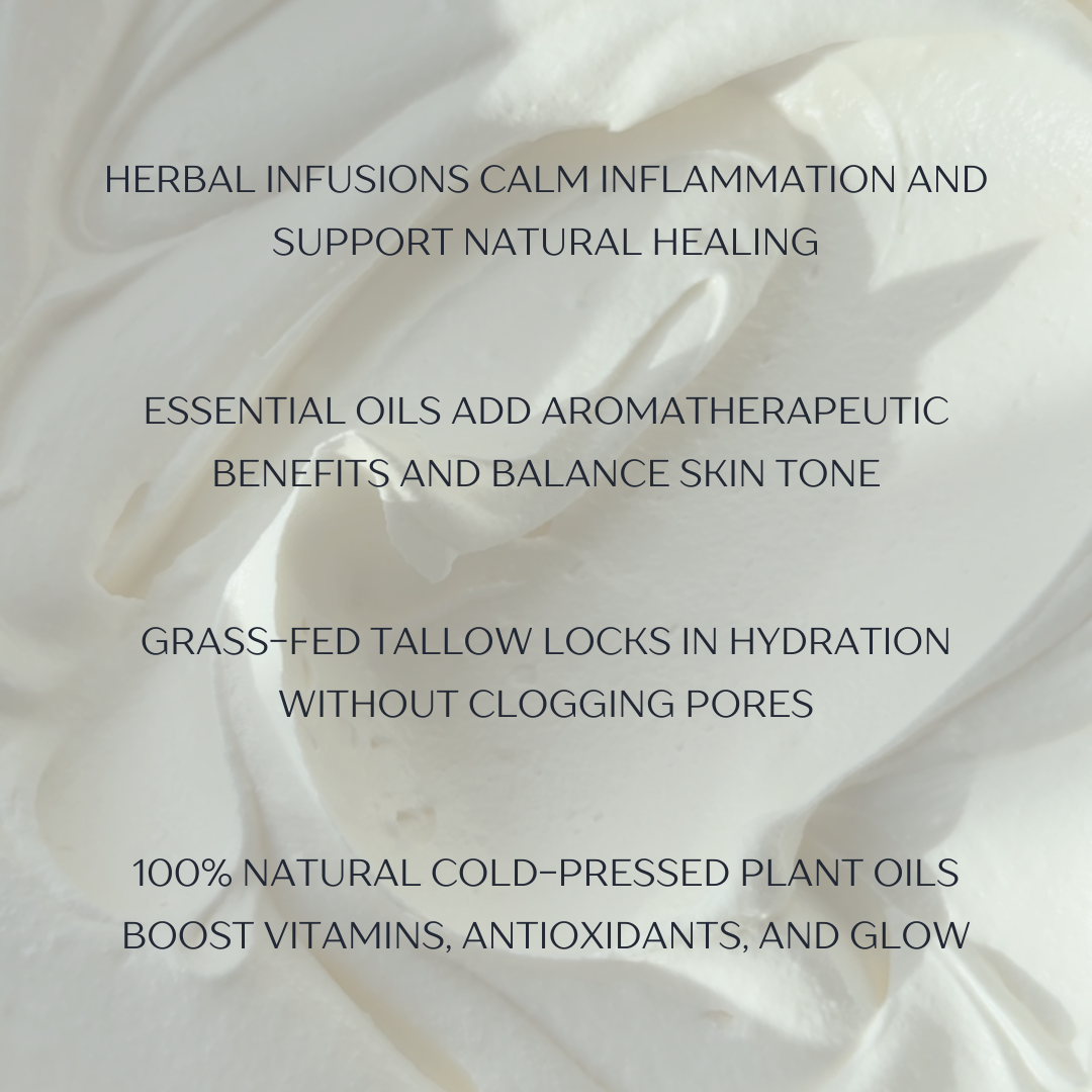 Magnesium Infused Tallow Whip | Lavender & Lemongrass | 4 oz.