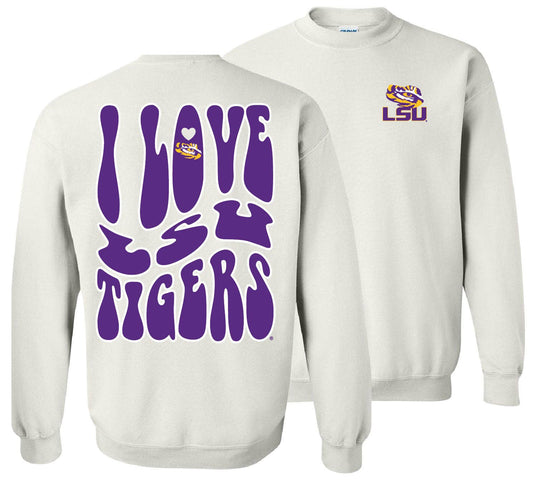 LSU Tigers Love Team Collegiate Sweatshirt