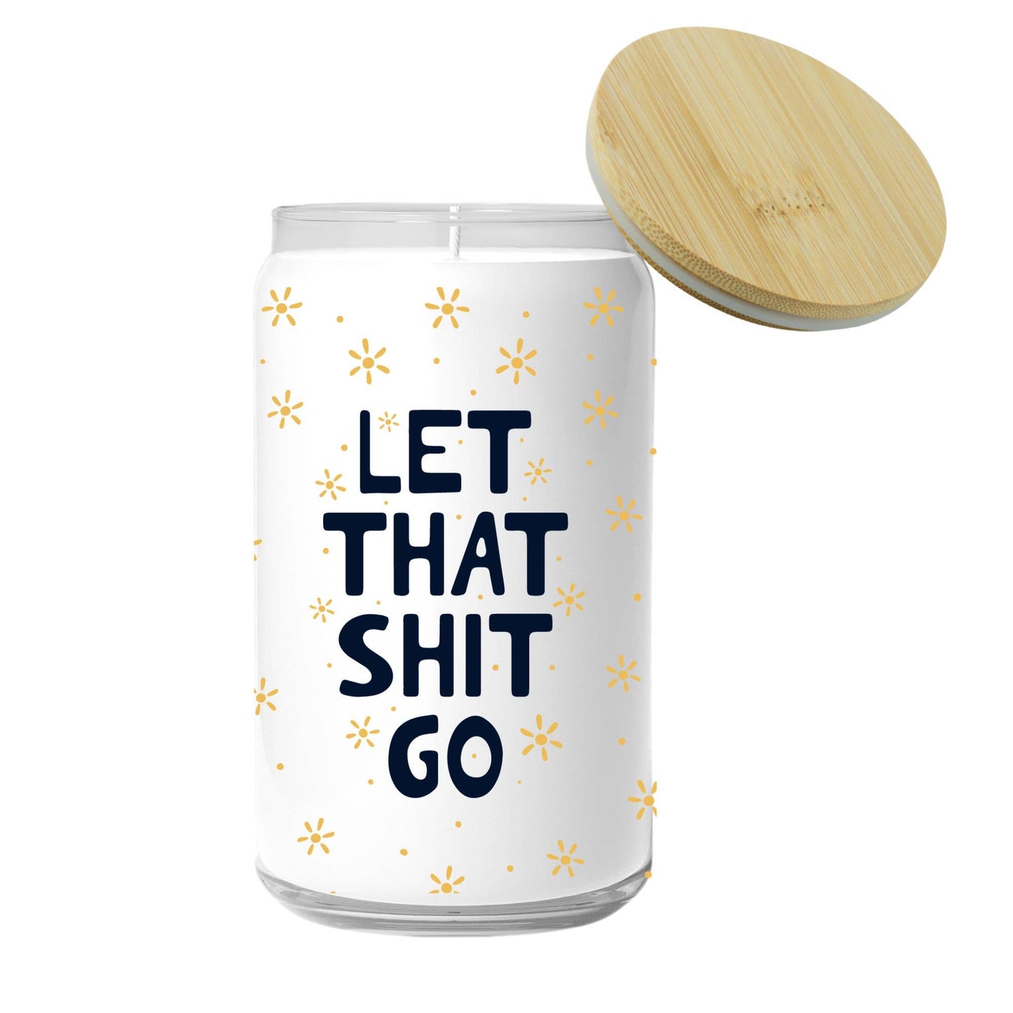 Let That Shit Go Candle (funny candle, self care)