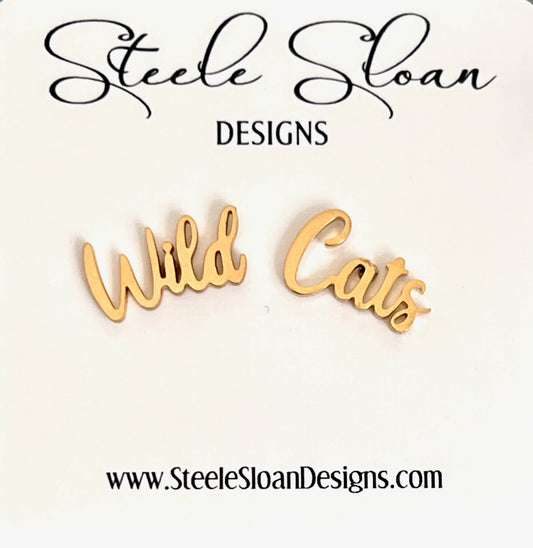 Wildcat Gold Earrings