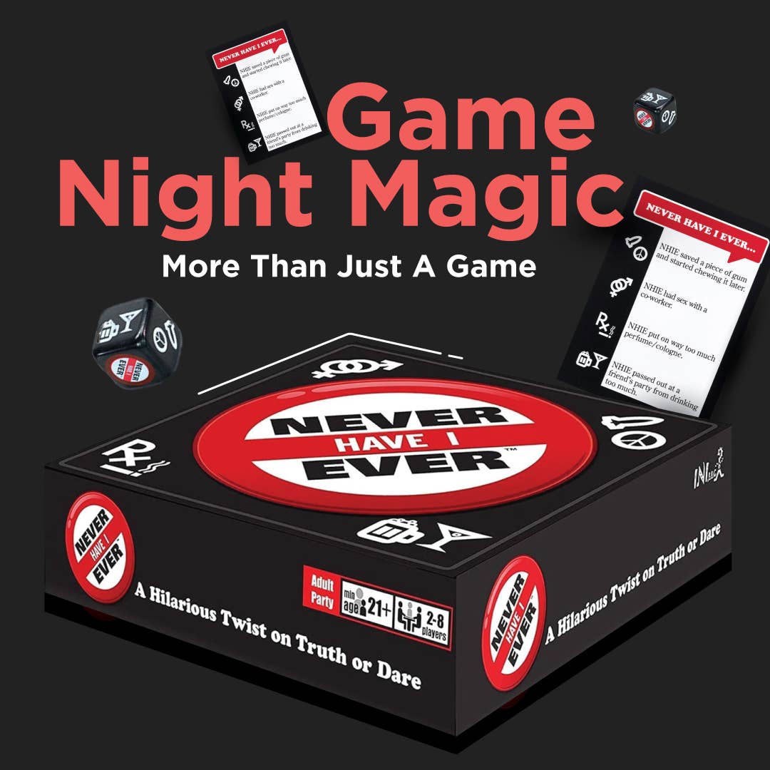 Never Have I Ever Drinking Edition Party Board Game