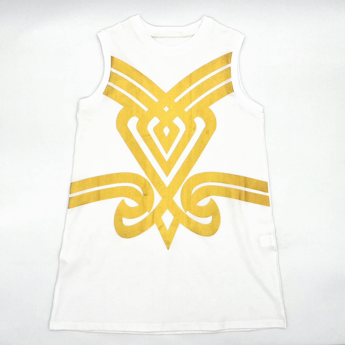 Golden Girl Printed Shift Dress