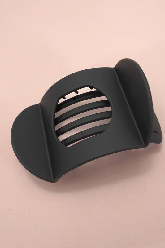 Black Flat Claw Clip