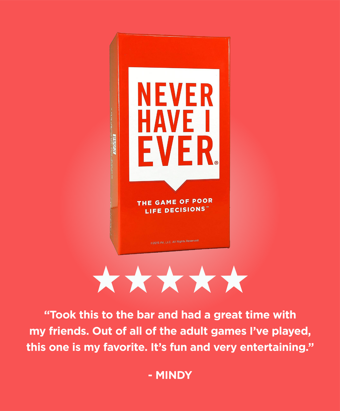 Never Have I Ever, Classic Edition Party Card Game