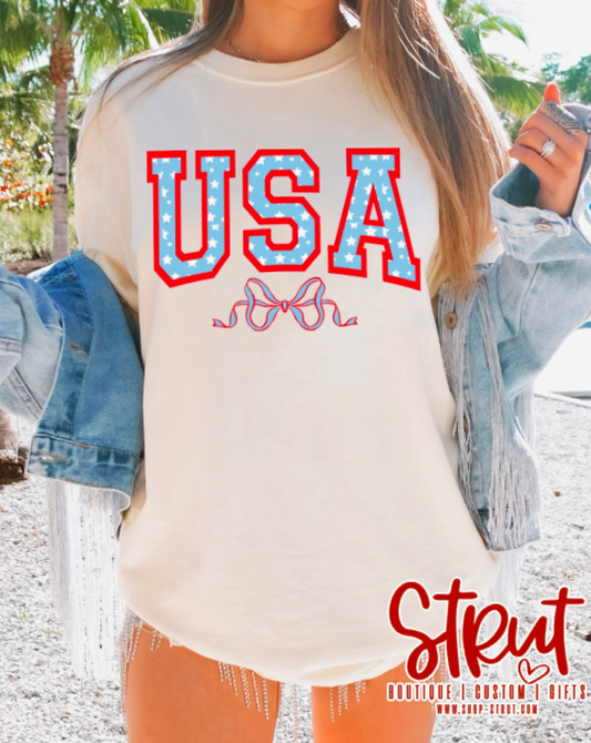 USA with Bow-Tank or Tee