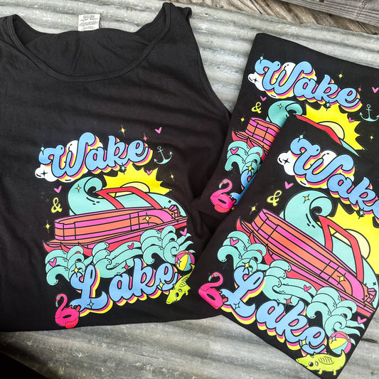 Wake & Lake - Tank or Tee