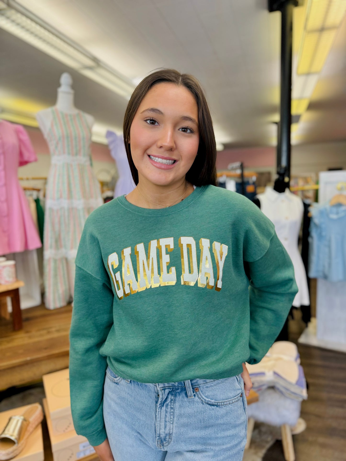 Gameday Sweater - Real Gold Foil