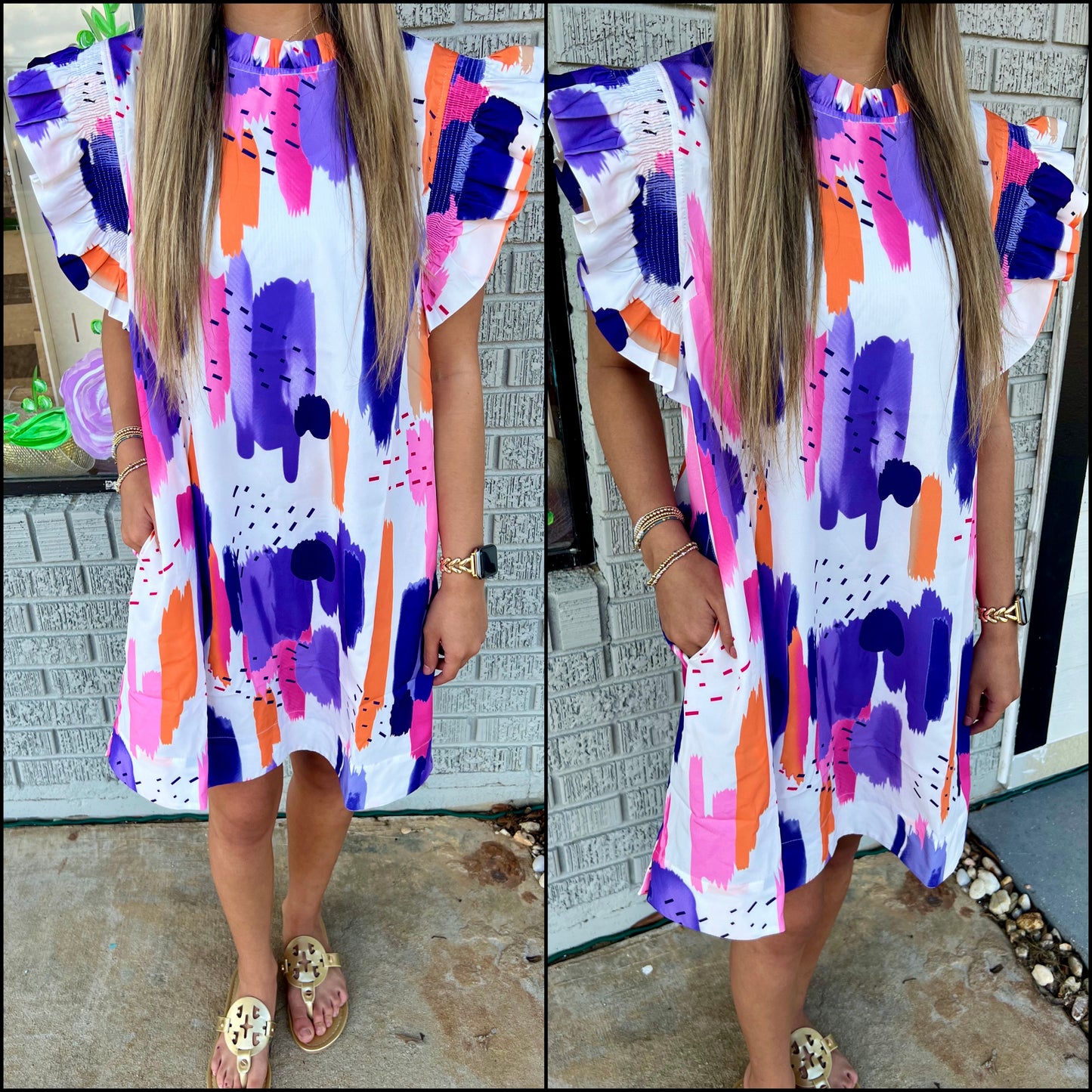 Can't Stop Abstract Dress