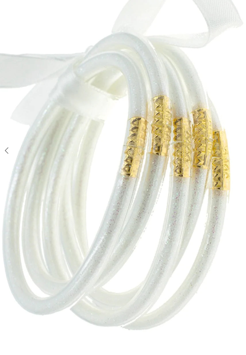 White Jelly Bracelets