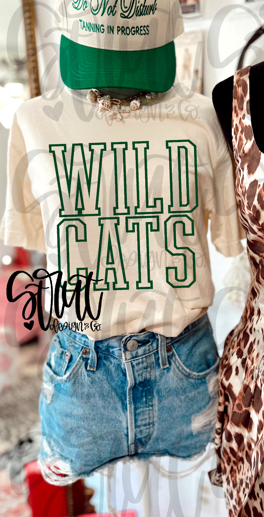 Wildcats Tall Mascot Tee