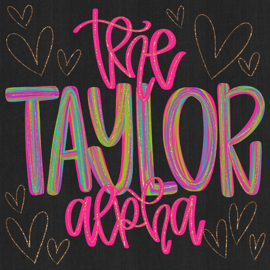 The Taylor Typeable OTF Alpha