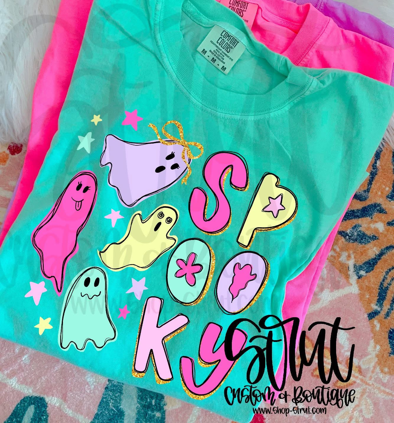 Spooky Ghost - Chalky Mint Comfort Colors