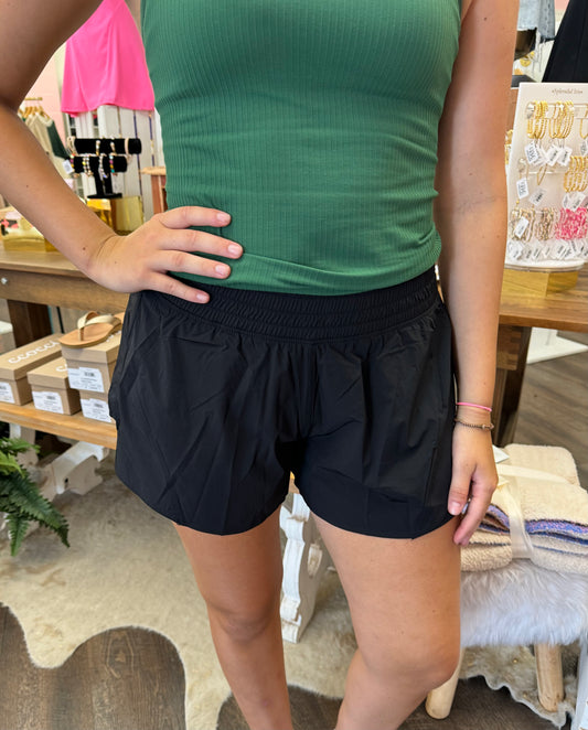A-Line Active Shorts - Black