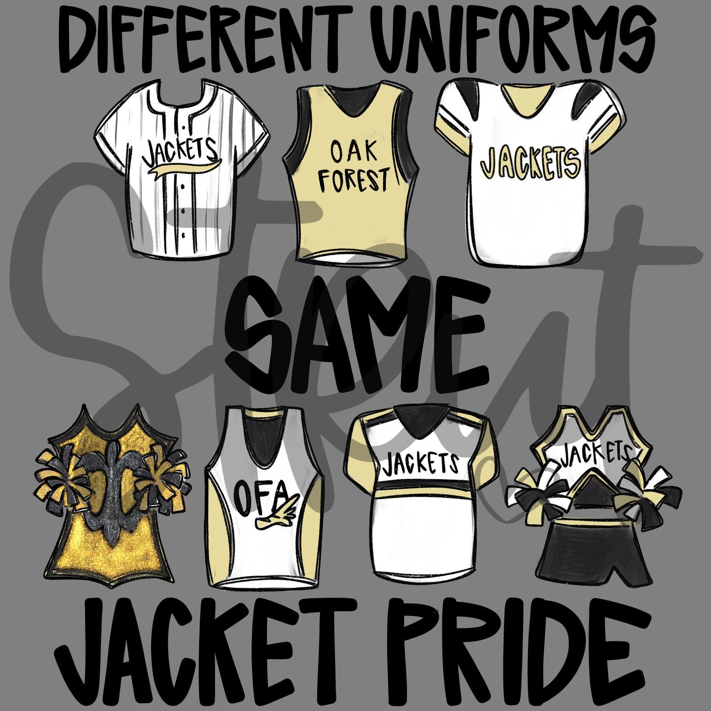 OFA - Different Jerseys, Same Jacket Pride - Infant-Adult