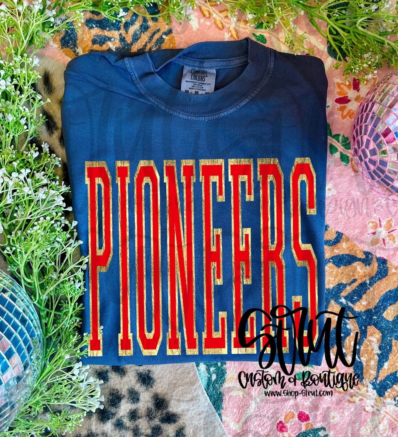 Pioneers Tall Mascot Tee