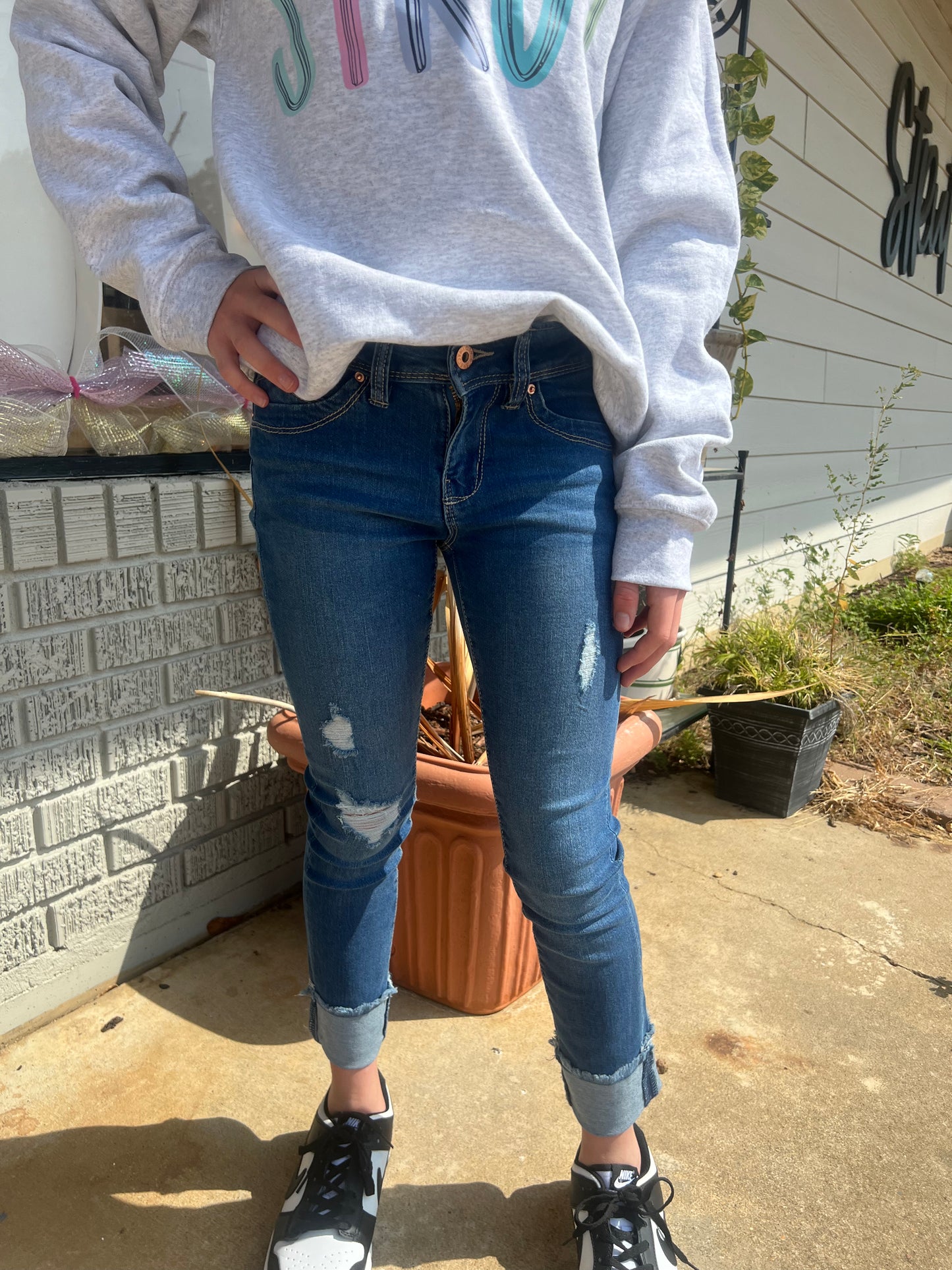 Kids Mid-Rise Skinny Jeans