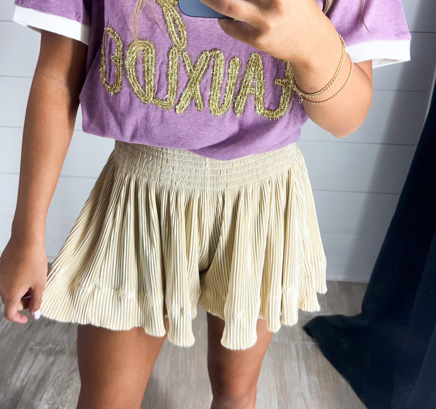 Adult Gold Swing Shorts