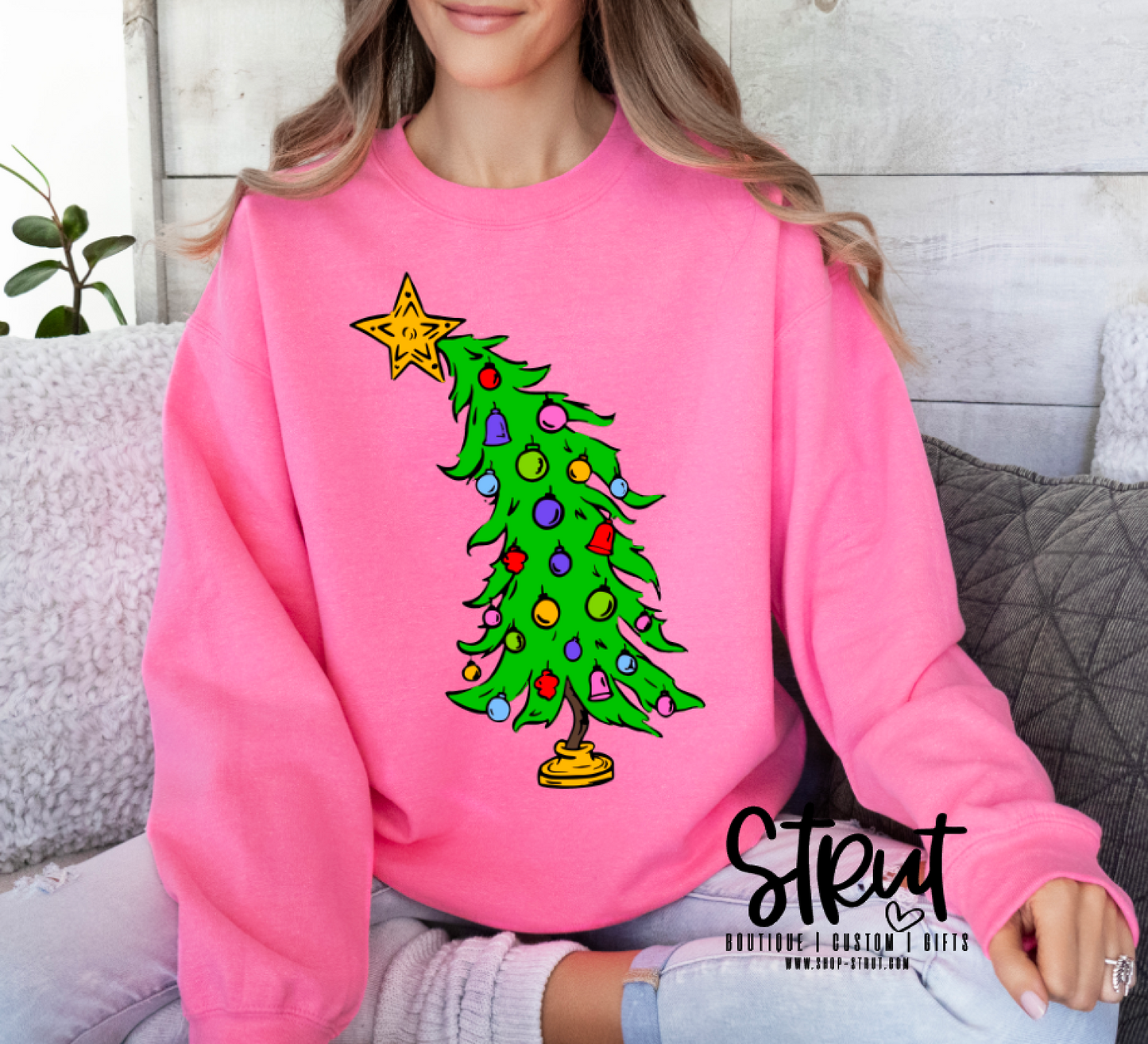 Grinch Christmas Tree | Short, Long Sleeve or Sweatshirt