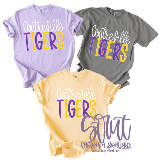 Sketch CA Tigers Tee