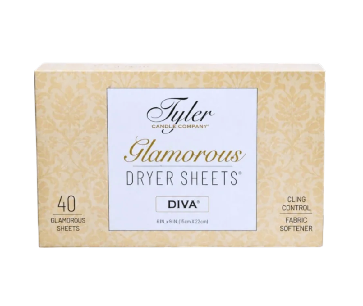 Tyler Candle Company Diva Dryer Sheets | 40 Count