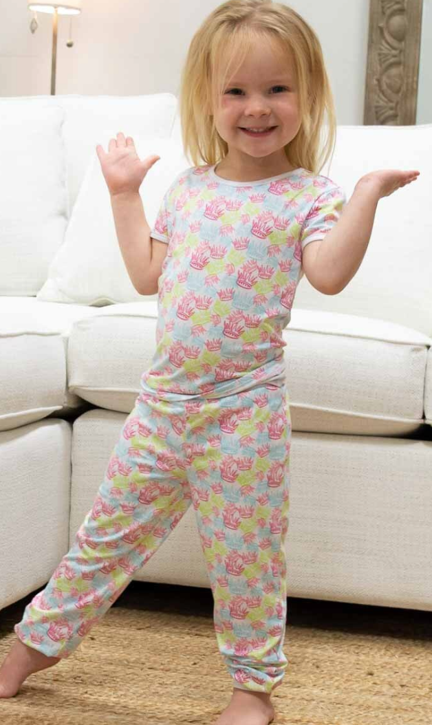 Kid's La Couronne Short Sleeve Pajamas