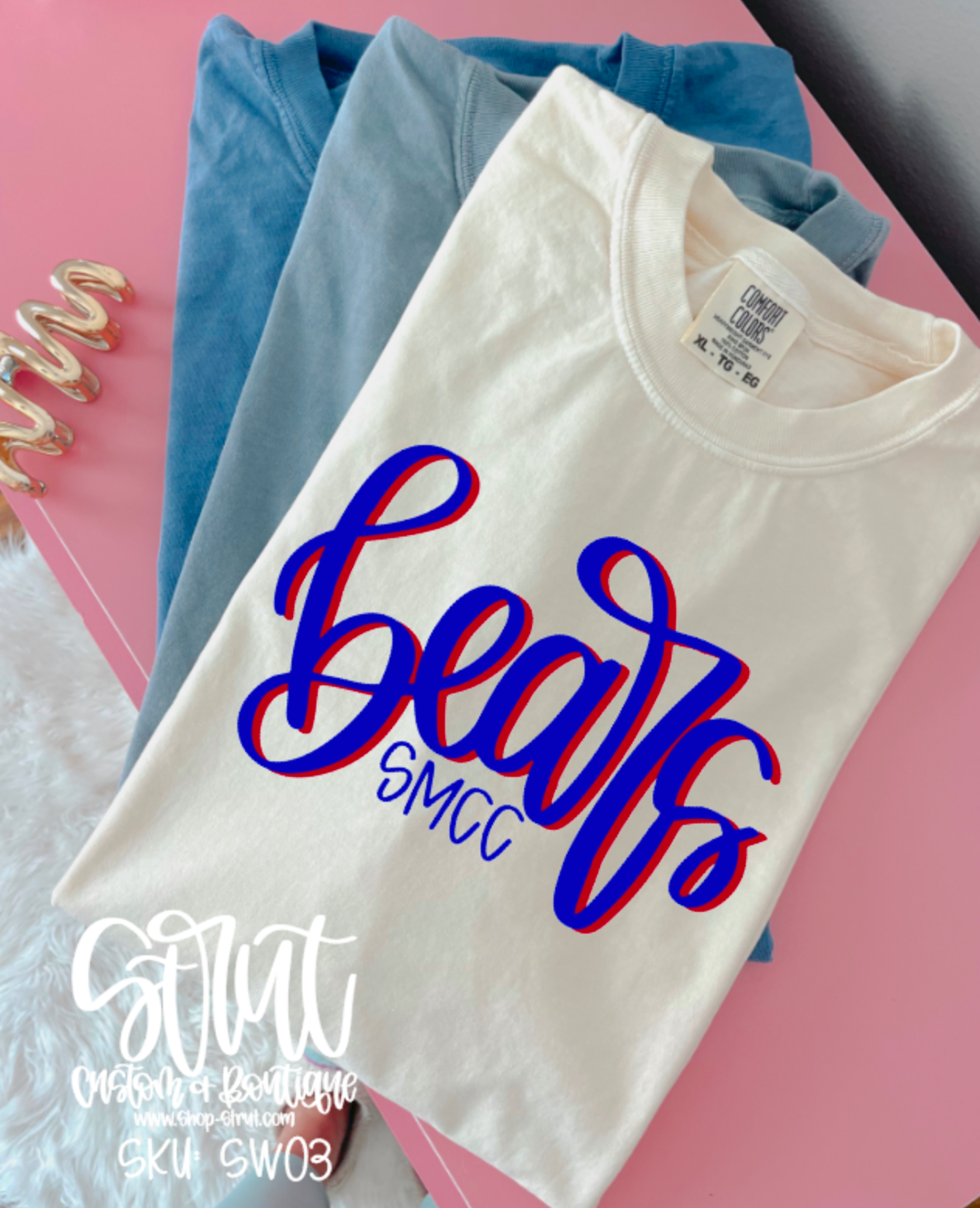 Cursive SMCC Bears T-Shirt or Long Sleeve